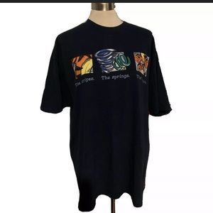 Vintage Tigger Shirt 90s Disney Springs SS Navy